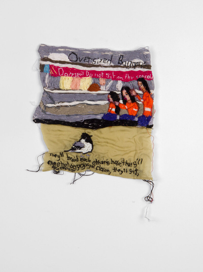 Featured artwork They’ll braid each other’s hair by Jagdeep Raina