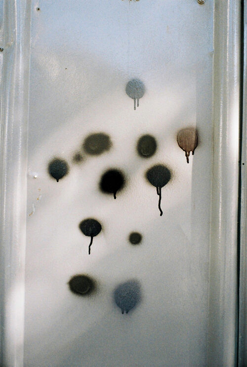 View featured artwork Untitled (black dots). Seoul, 2022, by Jookyung Lee