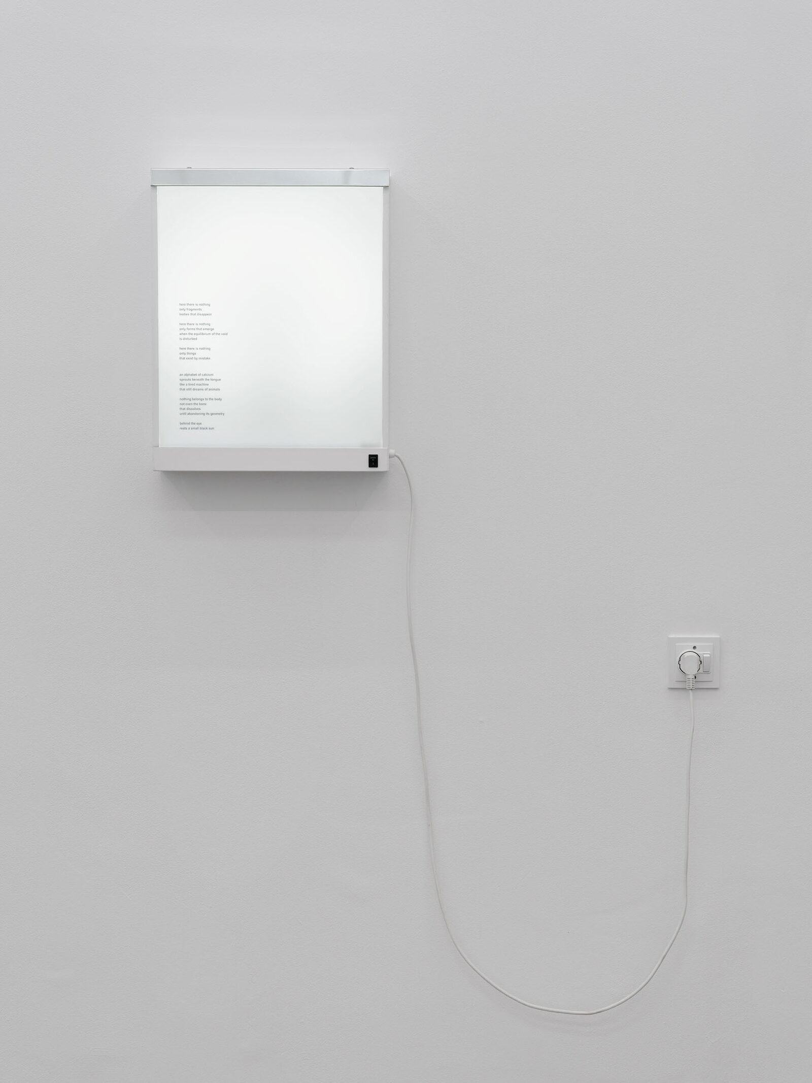 Image gallery Diagnosis by Nicolás Lamas – installation view