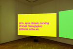 SM BNGRZ.04–06 by Tony Cokes – installation view