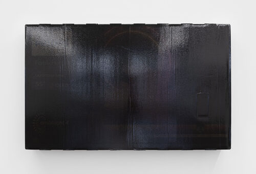 View featured artwork Black screens (Philips 55 circle) by Clémentine Adou