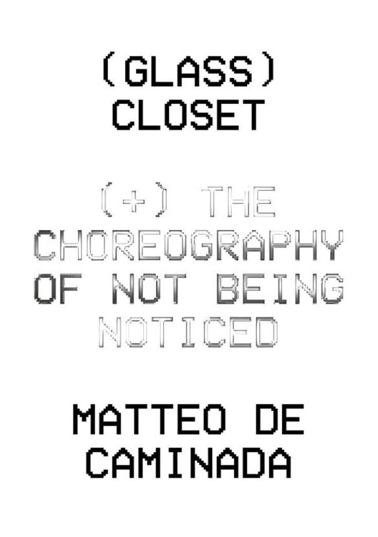 [GLASS] CLOSET - THE PERFORMANCE BY MATTEO DE CAMINADA