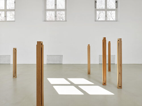 View featured exhibition All Woodcarvings Remain Slow Motion Mobiles at Kunstverein München