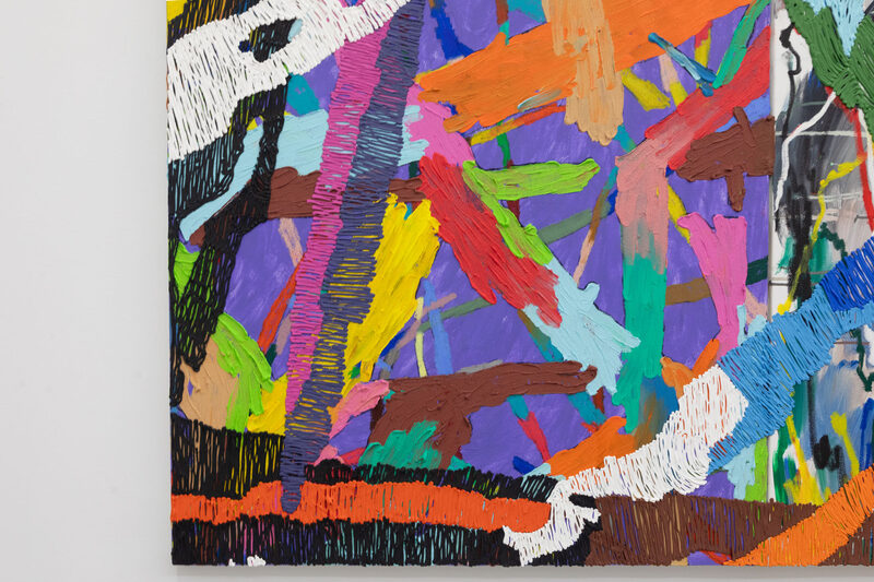 It splits off, gently lifting under the pull