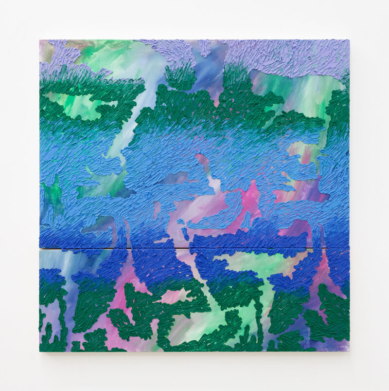 It splits off, gently lifting under the pull