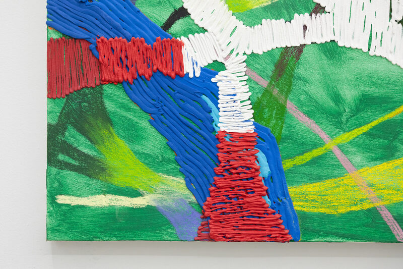 It splits off, gently lifting under the pull