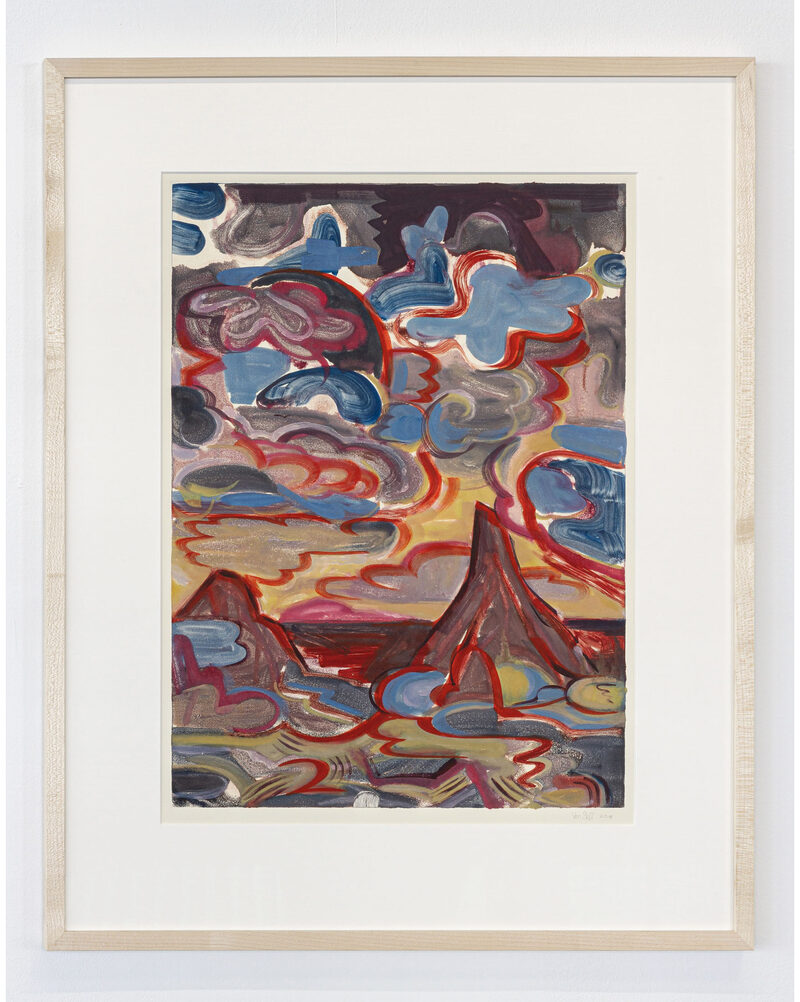 The clouds are charging colour (version 2)