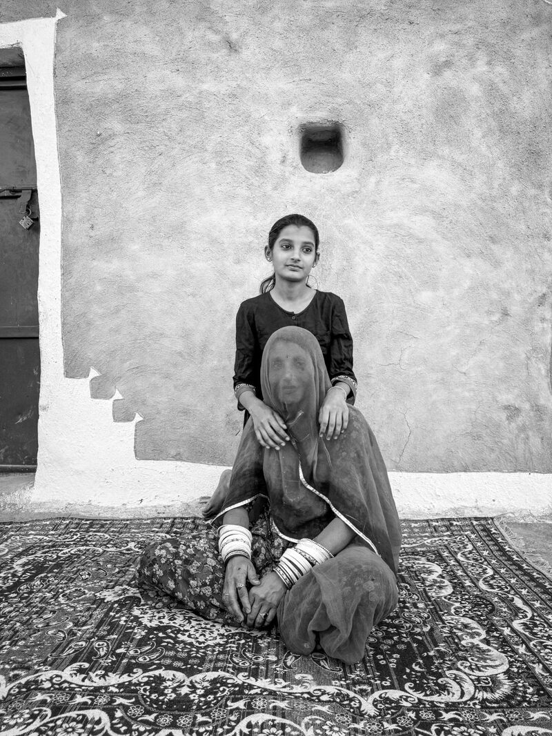 Mother, Daughter, Desert Moon