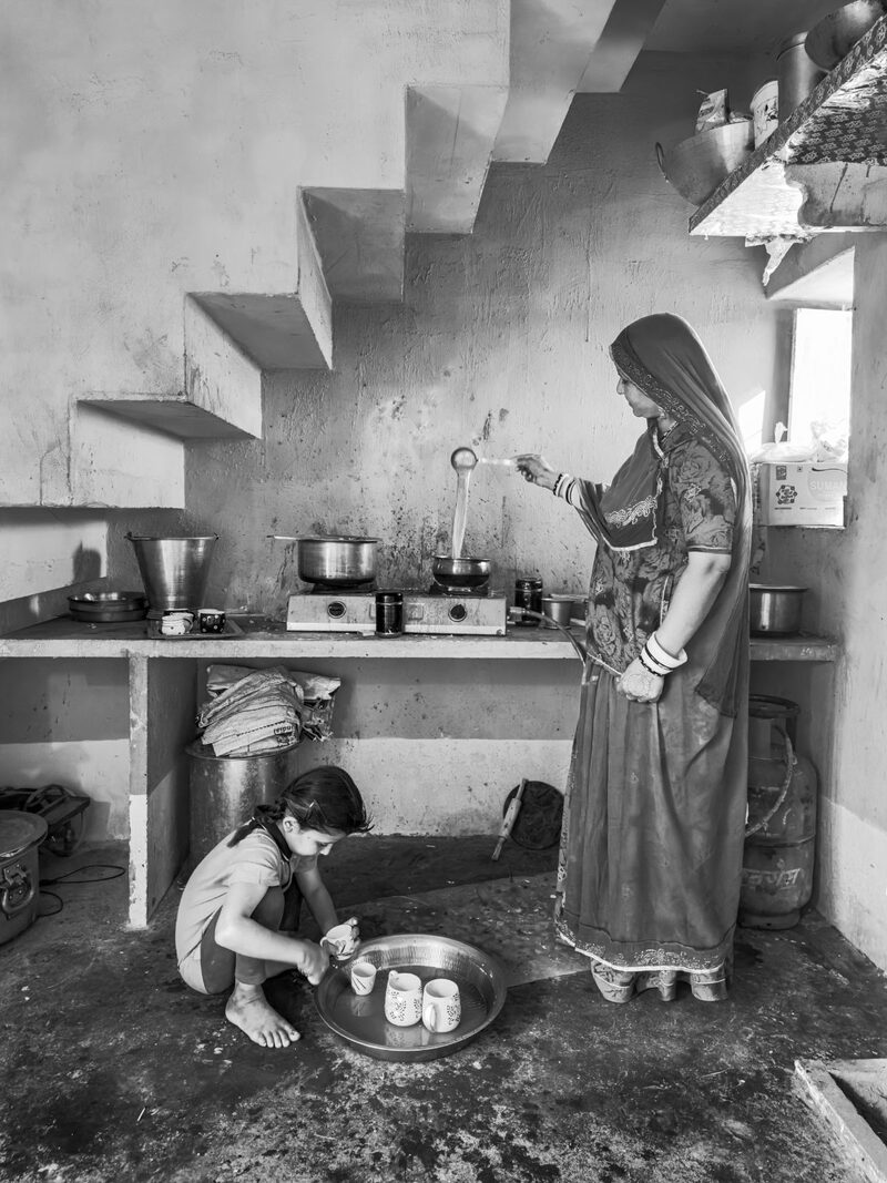 Mother, Daughter, Desert Moon