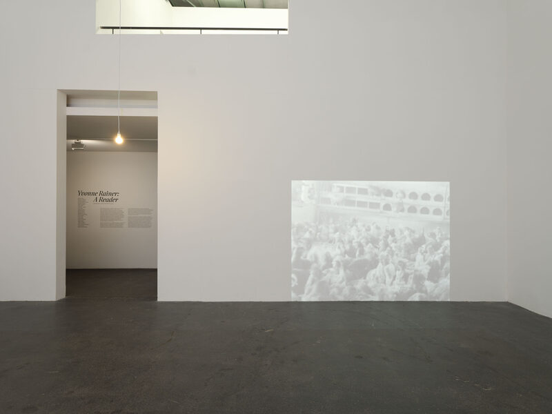 Yvonne Rainer: A Reader