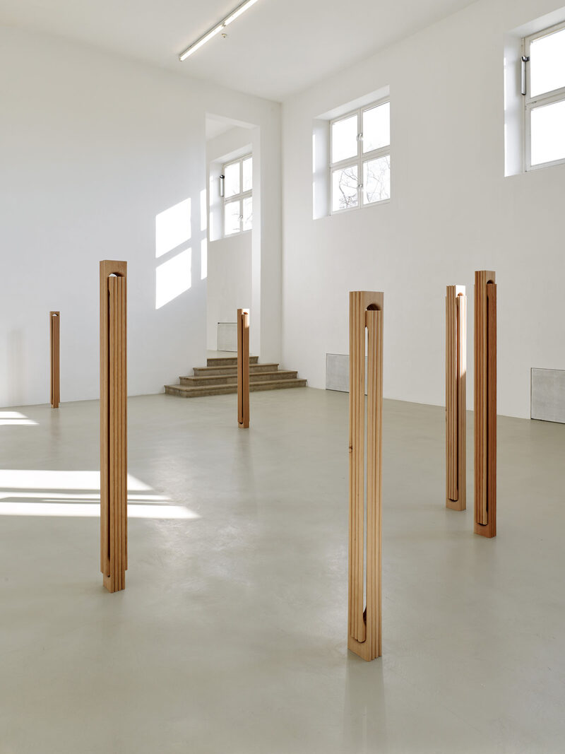 All Woodcarvings Remain Slow Motion Mobiles