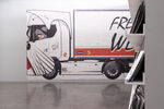 The SPA pets are truck surfing!