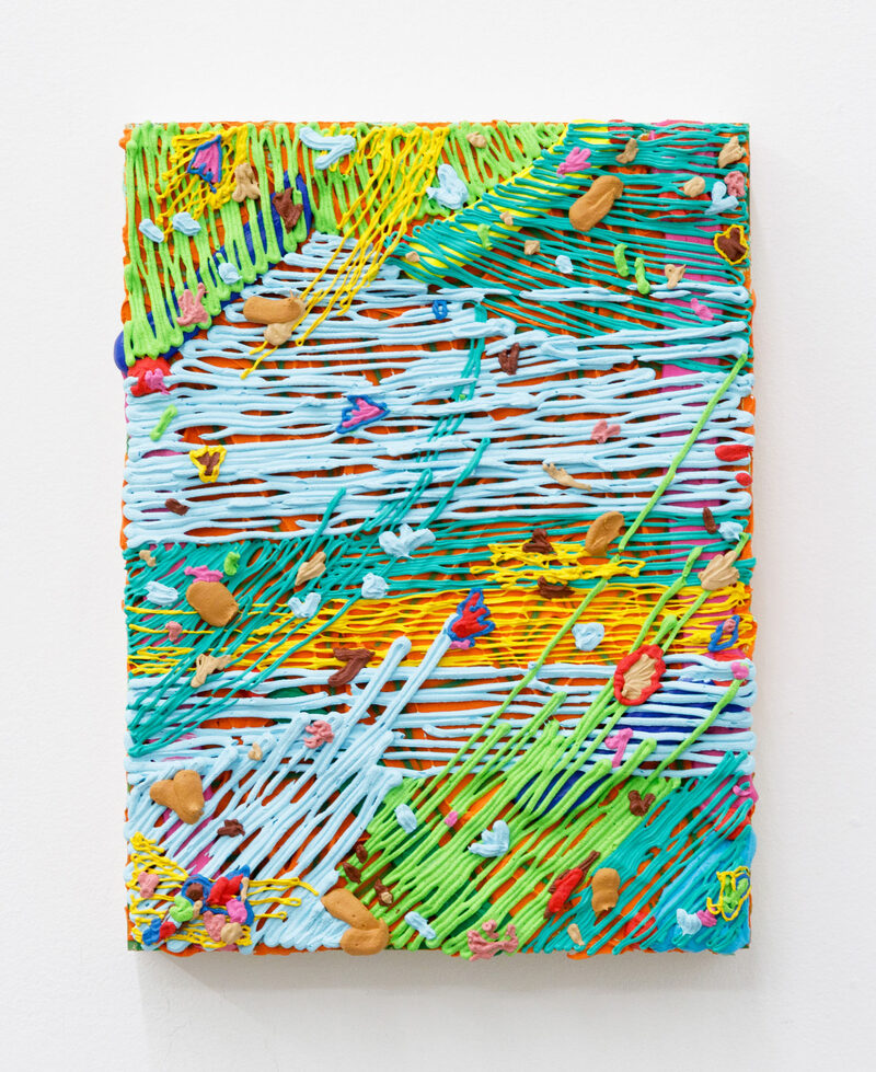 It splits off, gently lifting under the pull