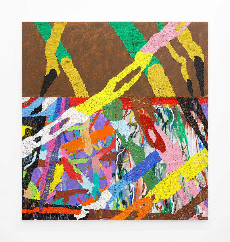 It splits off, gently lifting under the pull