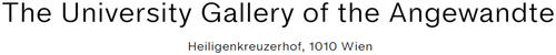 The University Gallery of the Angewandte Logo