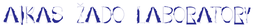 Aikas Žado Laboratory, Žeimiai Manor House Logo